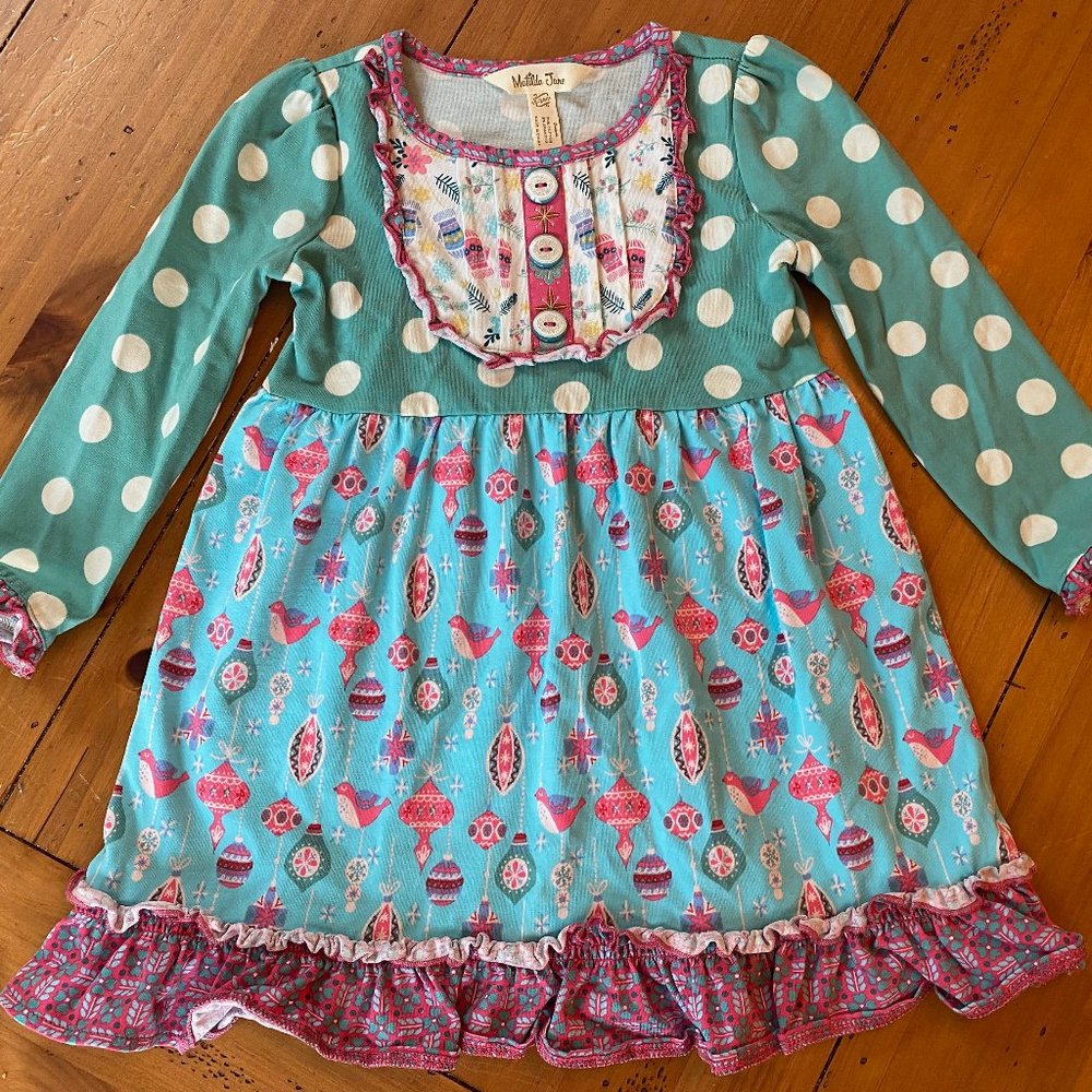 Matilda Jane Christmas Ornament Dress Baby Girl Size 18 - 24 months